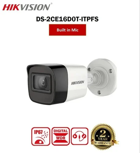 Hikvision Eco and Entry Level TVI (Analog) Camera (DS-2CE16D0T-ITPFS) (2.8mm)