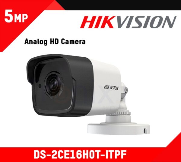 Hikvision (Midldle& High )TVI Analog Camera (DS-2CE16H0T-ITPF) (C) (3.6mm)
