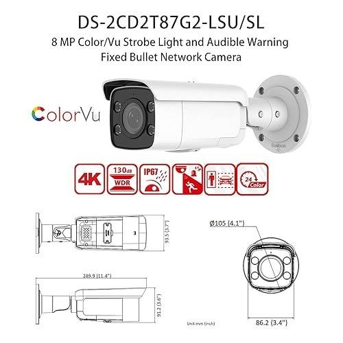 DS-2CD2T87G2-LSU/SL (2.8mm) (C)