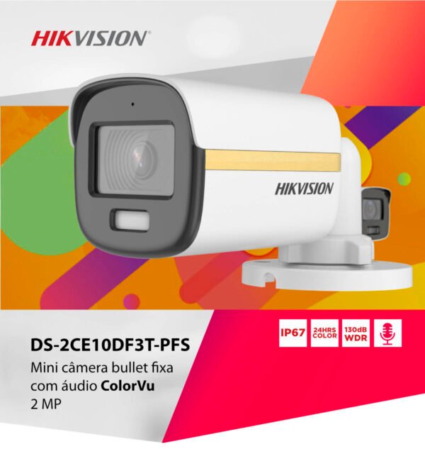 DS-2CE10DF3T-PFS (3.6mm) KIT