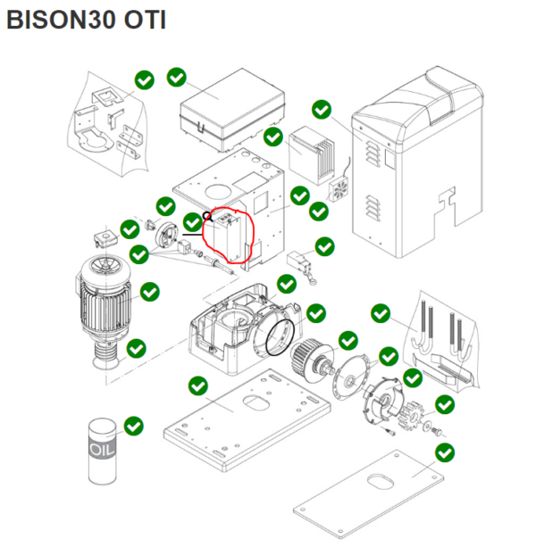 INVERTER FILTER FOR BISON 30-45 OTI (9686698)
