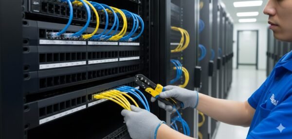 48-PORT CAT6 PATCH PANEL (UNLOADED)